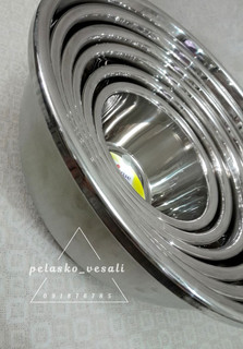 لگن استیل 6 پارچه اصل آلمان برند یونیک مدل ستاره لبه دار unique 6pc