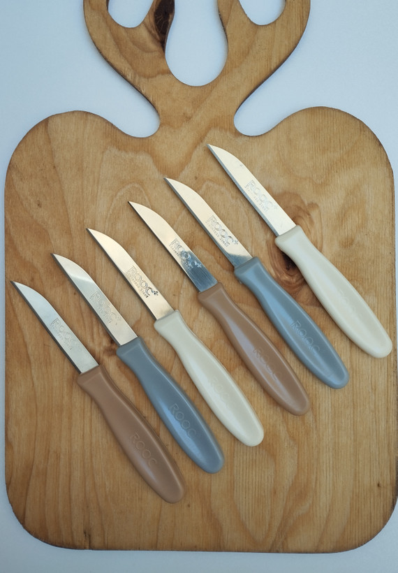 کارد میوه خوری 6 نفره دسته مات برند روک ROOC KNIFE