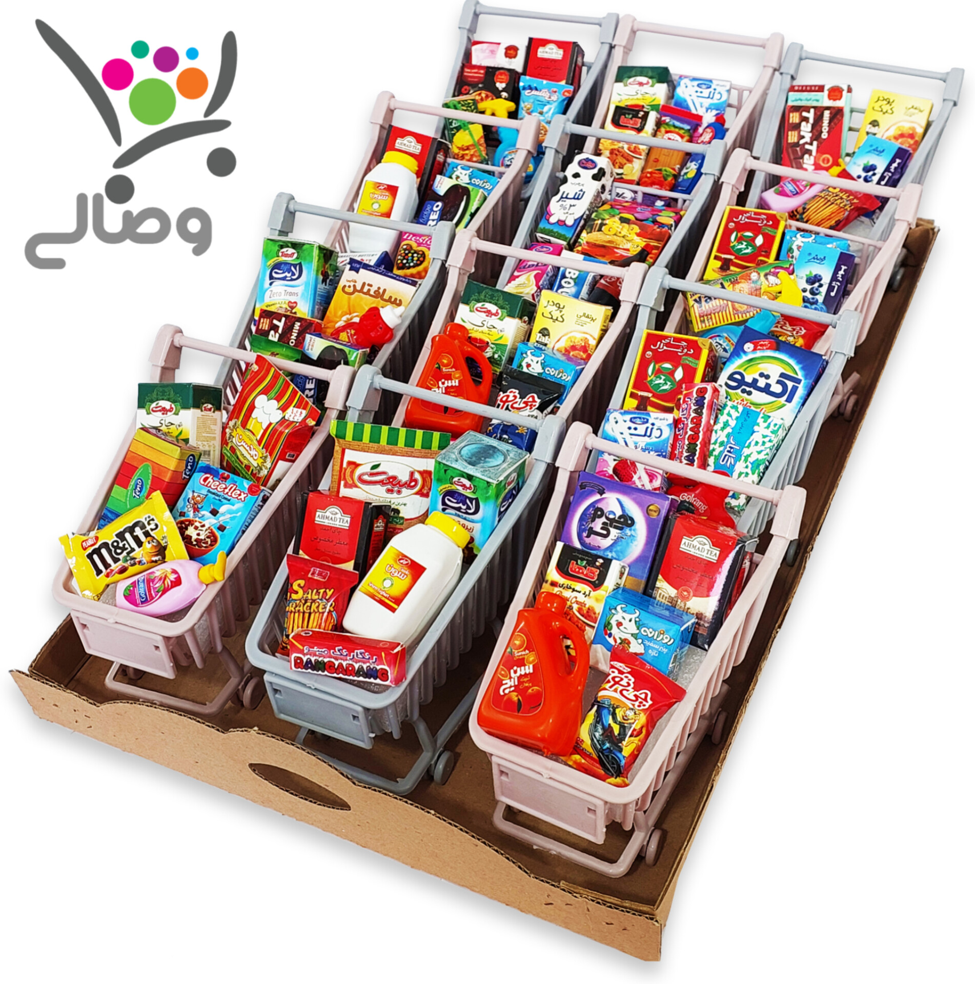 اسباب بازی مینیاتوری سوپرمارکتی مگنت دار